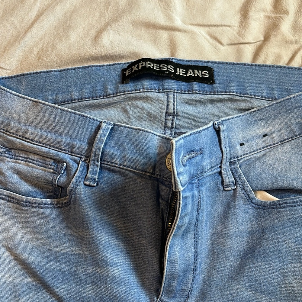 Light blue express size 8 jeans